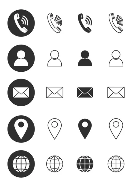 Web Linear Icons Set Наброски Веб Технологий — стоковый вектор