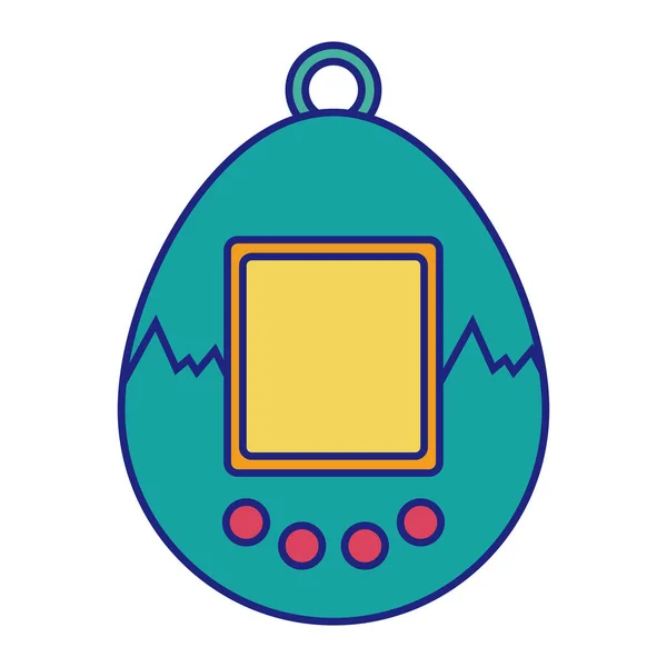 Tamagotchi Icon平面设计矢量 — 图库矢量图片
