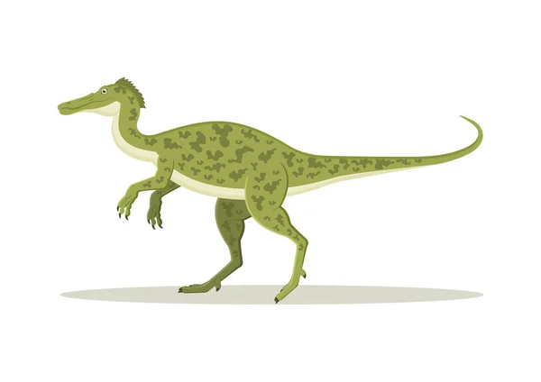 Illustrazione Vettoriale Del Personaggio Del Fumetto Del Dinosauro Baryonyx — Vettoriale Stock