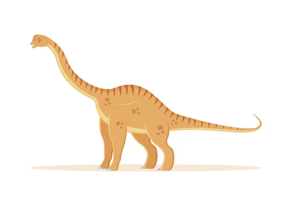 Europasaurus Dinosaurus Cartoon Character Vector Illustration Jpg — Stockvector