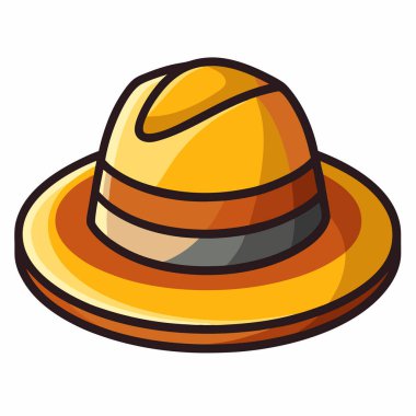 Beyaz arkaplanda izole edilmiş düz bir şapka