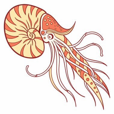 Beyaz arkaplan üzerinde çıplak clipart retro renkleri izole