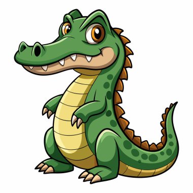 Beyaz arkaplanda timsah tırmanışı izole edildi