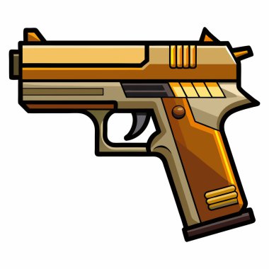 Beyaz arkaplanda silah zirvesi