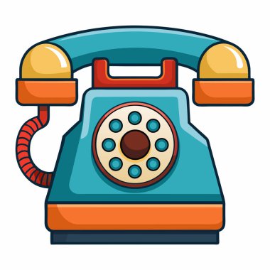 Beyaz arkaplanda telefon ortamı