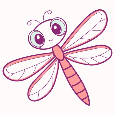 Beyaz arka planda sevimli bir yusufçuk.