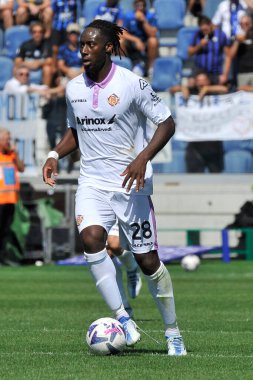 Cremonese 'nin Soualiho Meit oyuncusu, İtalya SerieA Şampiyonası' nda Atalanta - Cremonese final maçı, Atalanta 1, Cremonese 1, Gewiss Stadyumu 'nda oynandı.
