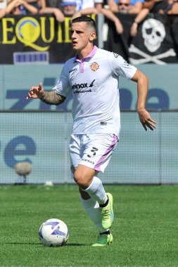 Cremonese 'nin Emanuele Valeri oyuncusu, İtalya SerieA Şampiyonası' nda Atalanta, Cremonese 1, Atalanta 1, Cremonese 1 'e karşı, Gewiss Stadyumu' nda oynanan maç sırasında.