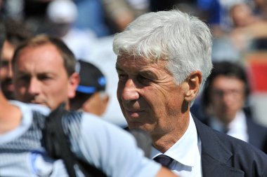 Atalanta 'nın Gian Piero Gasperini teknik direktörü, Atalanta - Cremonese final maçı sırasında Atalanta 1, Cremonese 1, Gewiss Stadyumu' nda oynandı..