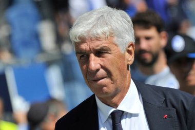 Atalanta 'nın Gian Piero Gasperini teknik direktörü, Atalanta - Cremonese final maçı sırasında Atalanta 1, Cremonese 1, Gewiss Stadyumu' nda oynandı..