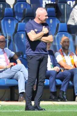 Cremonese 'nin Massimiliano Alvini koçu, İtalya SerieA İtalya Şampiyonası' nda Atalanta, Cremonese 1, Atalanta 1 'e karşı, Gewiss Stadyumu' nda oynanan maçın son sonucu..