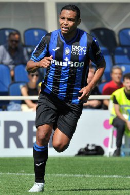 Atalanta 'dan Luis Muriel, İtalya SerieA Şampiyonası' nda Atalanta, Cremonese 1, Atalanta 1, Cremonese 1 'e karşı, Gewiss Stadyumu' nda oynanan karşılaşma sırasında.