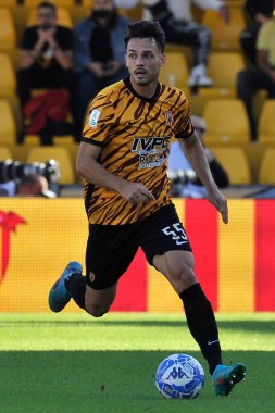 Ascoli 'li Marcel Bchel, İtalya SerieB Ligi maçında Benevento - Ascoli final maçı, Benevento 1, Ascoli 1, Ciro Vigorito Stadyumu' nda oynandı.