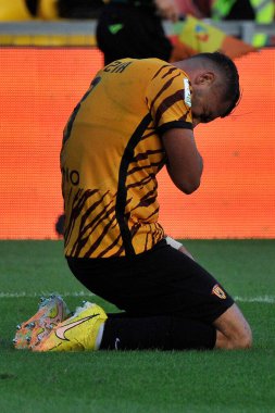 Benevento 'nun Gaetano Letizia oyuncusu, Benevento ile Ascoli arasındaki İtalyan SerieB Ligi maçında, Benevento 1, Ascoli 1, Ciro Vigorito Stadyumu' nda oynandı..