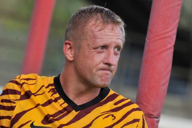 Benevento 'lu Kamil Glik, Benevento ve Ascoli arasındaki İtalyan SerieB Ligi maçında, Benevento 1, Ascoli 1, Ciro Vigorito Stadyumu' nda oynandı..