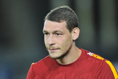 Andrea Belotti player of Roma, during the match serieA italian championship Empoli vs Roma final result, Empoli 1, Roma 2, match played at the Carlo  Castellani Stadium.  clipart