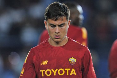 Roma 'nın Paulo Dybala oyuncusu, İtalya SerieA şampiyonası sırasında Empoli - Roma final maçı, Empoli 1, Roma 2, Carlo Castellani Stadyumu' nda oynandı.. 