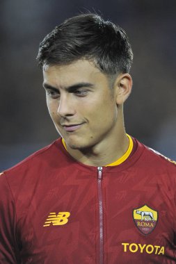 Roma 'nın Paulo Dybala oyuncusu, İtalya SerieA şampiyonası sırasında Empoli - Roma final maçı, Empoli 1, Roma 2, Carlo Castellani Stadyumu' nda oynandı.. 