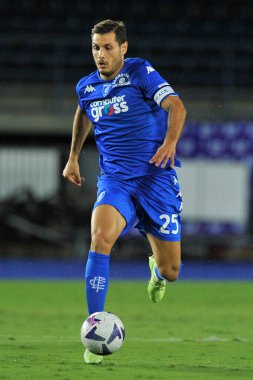 Empoli 'nin Filippo Bandinelli oyuncusu, İtalya SerieA şampiyonası sırasında Empoli - Roma final maçı, Empoli 1, Roma 2, Carlo Castellani Stadyumu' nda oynandı.. 
