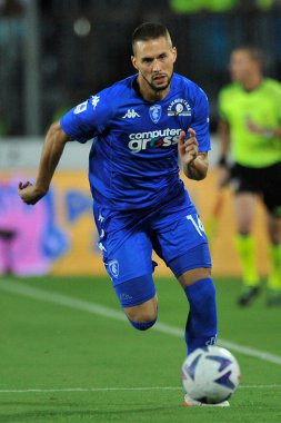 Empoli 'den Marko Pjaca, İtalya SerieA şampiyonası sırasında Empoli, Roma final maçında, Empoli 1, Roma 2, Carlo Castellani Stadyumu' nda oynandı.. 