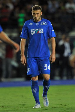 Empoli 'nin Ardian İsmayli oyuncusu, İtalya SerieA şampiyonası sırasında Empoli - Roma final maçı, Empoli 1, Roma 2, Carlo Castellani Stadyumu' nda oynandı.. 