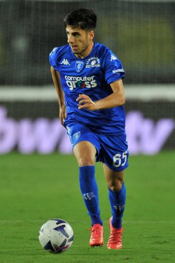 Empoli 'nin Fabiano Parisi oyuncusu, İtalya SerieA şampiyonası sırasında Empoli - Roma final maçı, Empoli 1, Roma 2, Carlo Castellani Stadyumu' nda oynandı.. 