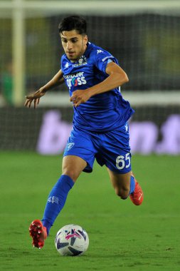 Empoli 'nin Fabiano Parisi oyuncusu, İtalya SerieA şampiyonası sırasında Empoli - Roma final maçı, Empoli 1, Roma 2, Carlo Castellani Stadyumu' nda oynandı.. 