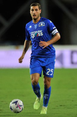 Empoli 'nin Filippo Bandinelli oyuncusu, İtalya SerieA şampiyonası sırasında Empoli - Roma final maçı, Empoli 1, Roma 2, Carlo Castellani Stadyumu' nda oynandı.. 