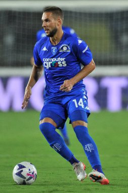 Empoli 'den Marko Pjaca, İtalya SerieA şampiyonası sırasında Empoli, Roma final maçında, Empoli 1, Roma 2, Carlo Castellani Stadyumu' nda oynandı.. 