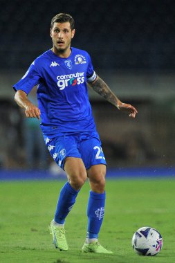 Empoli 'nin Filippo Bandinelli oyuncusu, İtalya SerieA şampiyonası sırasında Empoli - Roma final maçı, Empoli 1, Roma 2, Carlo Castellani Stadyumu' nda oynandı.. 