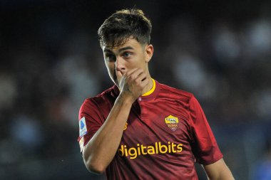 Roma 'nın Paulo Dybala oyuncusu, İtalya SerieA şampiyonası sırasında Empoli - Roma final maçı, Empoli 1, Roma 2, Carlo Castellani Stadyumu' nda oynandı.. 