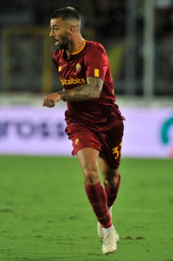 Roma 'nın Leonardo Spinazzola oyuncusu, İtalya SerieA İtalya Şampiyonası sırasında Empoli - Roma final maçı, Empoli 1, Roma 2, Carlo Castellani Stadyumu' nda oynandı.. 