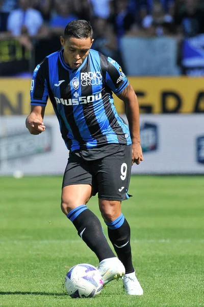 Luis Muriel Jogador Atalanta Durante Jogo Serieum Campeonato Italiano Atalanta — Fotografia de Stock