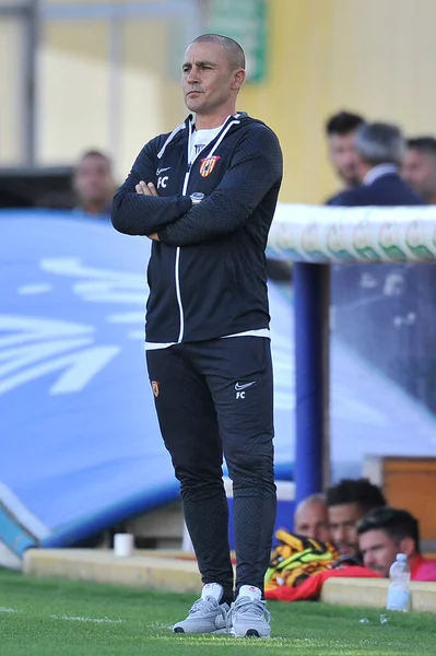 Fabio Cannavaro Trenér Benevento Během Utkání Italské Serieb Ligy Mezi — Stock fotografie