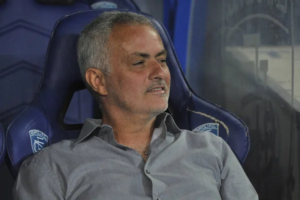Entrenador Jos Mourinho Roma Durante Serie Partidos Resultado Final Del —  Fotos de Stock