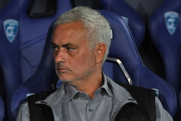 Entrenador Jos Mourinho Roma Durante Serie Partidos Resultado Final Del — Foto de Stock