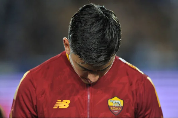 Paulo Dybala Spelare Roma Matchen Serienett Italienskt Mästerskap Empoli Roma — Stockfoto