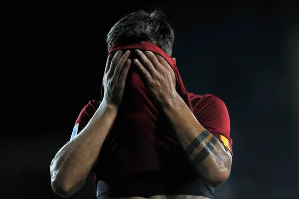 Paulo Dybala Joueur Roma Lors Série Matchun Résultat Final Championnat — Photo