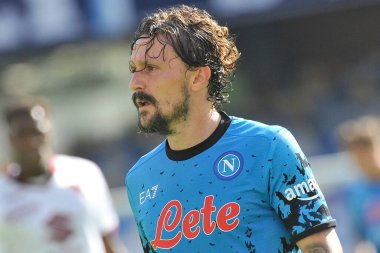 Napoli 'nin Mario Rui oyuncusu, Napoli ile Torino arasındaki İtalya Serie A ligi maçında, Torino 3, Torino 1, Diego Armando Maradona Stadyumu' nda oynandı..