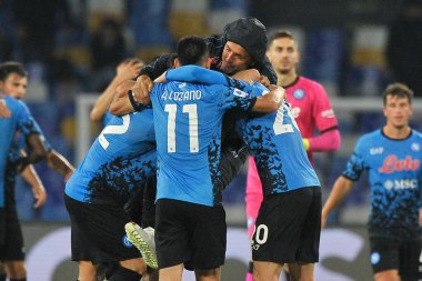 Luciano Spalletti, Napoli 'nin koçu, İtalya serisi şampiyonasında Napoli - Bologna final maçı, Napoli 3, Bologna 2, Diego Armando Maradona Stadyumu' nda oynandı..