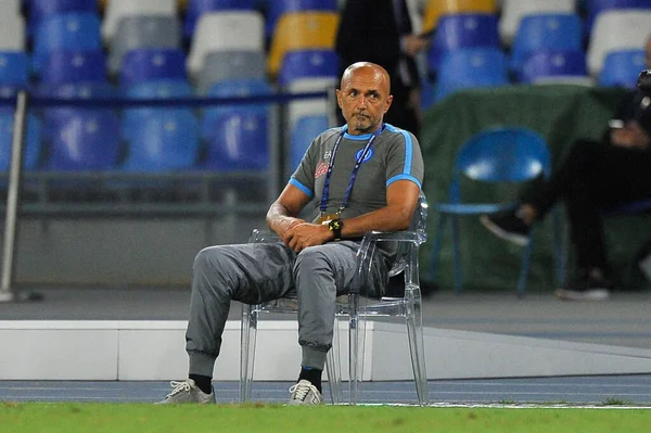 Luciano Spalletti Trenér Napoli Během Utkání Ligy Mistrů Uefa Mezi — Stock fotografie