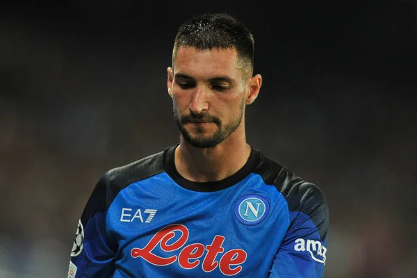 Matteo Politano Player Napoli Match Champions League Napoli Rangers Final — Stock Photo, Image
