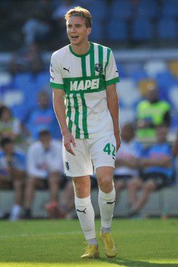 Kristian Thorstvedt player of Sassuolo, during the match of the Italian Serie A league between Napoli vs Sassuolo final result, Napoli 4, Sassuolo 0, match played at the Diego Armando Maradona stadium. clipart