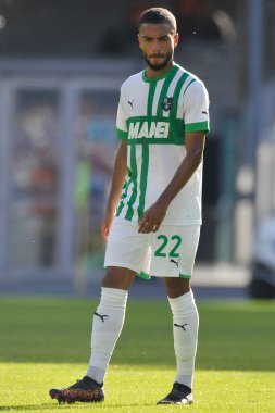 Sassuolo 'lu Jeremy Toljan, Napoli-Sassuolo maçında Napoli 4, Sassuolo 0, Diego Armando Maradona Stadyumu' nda oynandı..