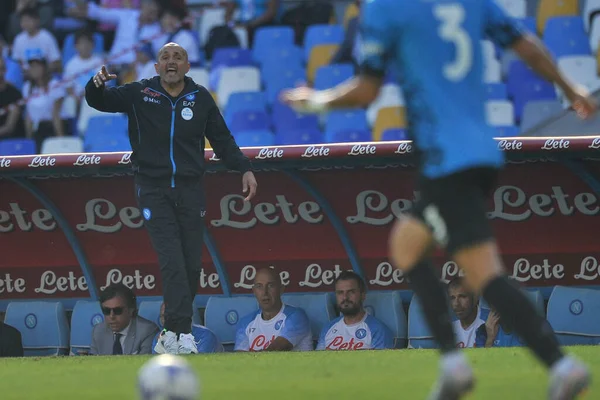 Luciano Spalletti Trenér Napoli Během Utkání Italské Serie Liga Mezi — Stock fotografie