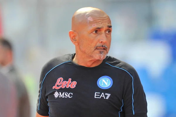 Luciano Spalletti Edzője Napoli Olasz Serie Liga Mérkőzése Során Napoli — Stock Fotó
