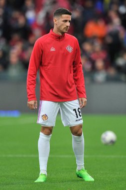 Cremonese 'den Paolo Ghiglione, İtalyan Serie A Ligi' nde Salernitana ile Cremonese arasında oynanan final maçı, Salernitan 2, Cremonese 2, Arechi Stadyumu 'nda oynandı..