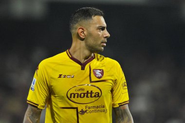 Salernitana 'dan Luigi Sepe, İtalya Serie A Ligi maçında Salernitana ile Lecce arasındaki final maçı, Salernitana 1, Lecce 2, Arechi Stadyumu' nda oynandı..