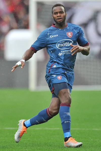 Salernitana Nın Lassana Coulibaly Oyuncusu Talya Serie Ligi Maçında Salernitana — Stok fotoğraf