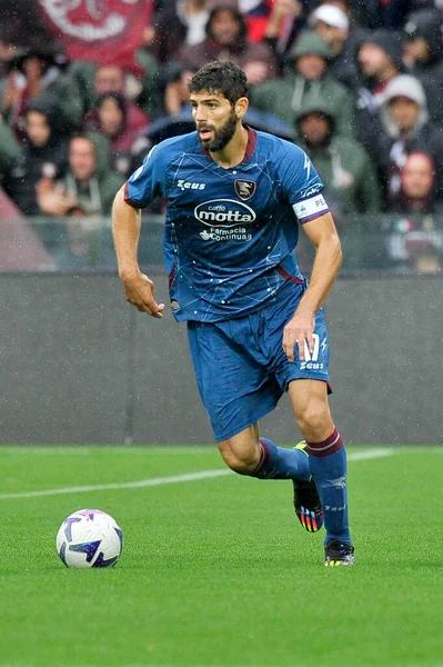 stock image Federico Fazio player of Salernitana, during the match of the Italian Serie A league between Salernitana vs Cremonese final result, Salernitan 2, Cremonese 2, match played at the Arechi stadium.